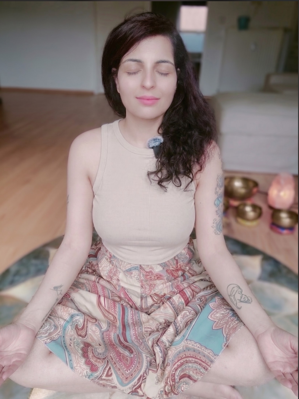 Ritika Arora in meditation